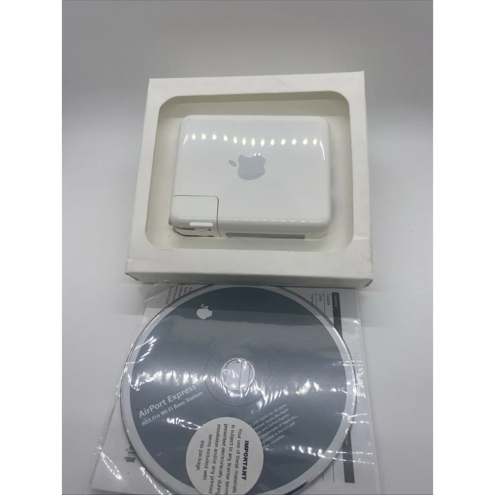 Apple AirPort Express A1264 Wi-Fi Base Station 802.11n Router 3.5mm USB Ethernet